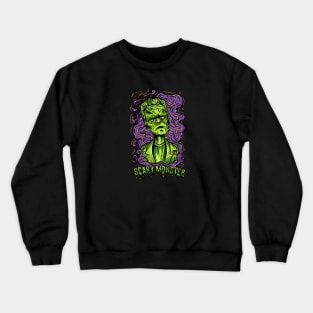 scary moster Crewneck Sweatshirt